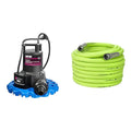 Blue Pool Cover Pump & 5/8 in. x 100 ft. Garden Hose A530