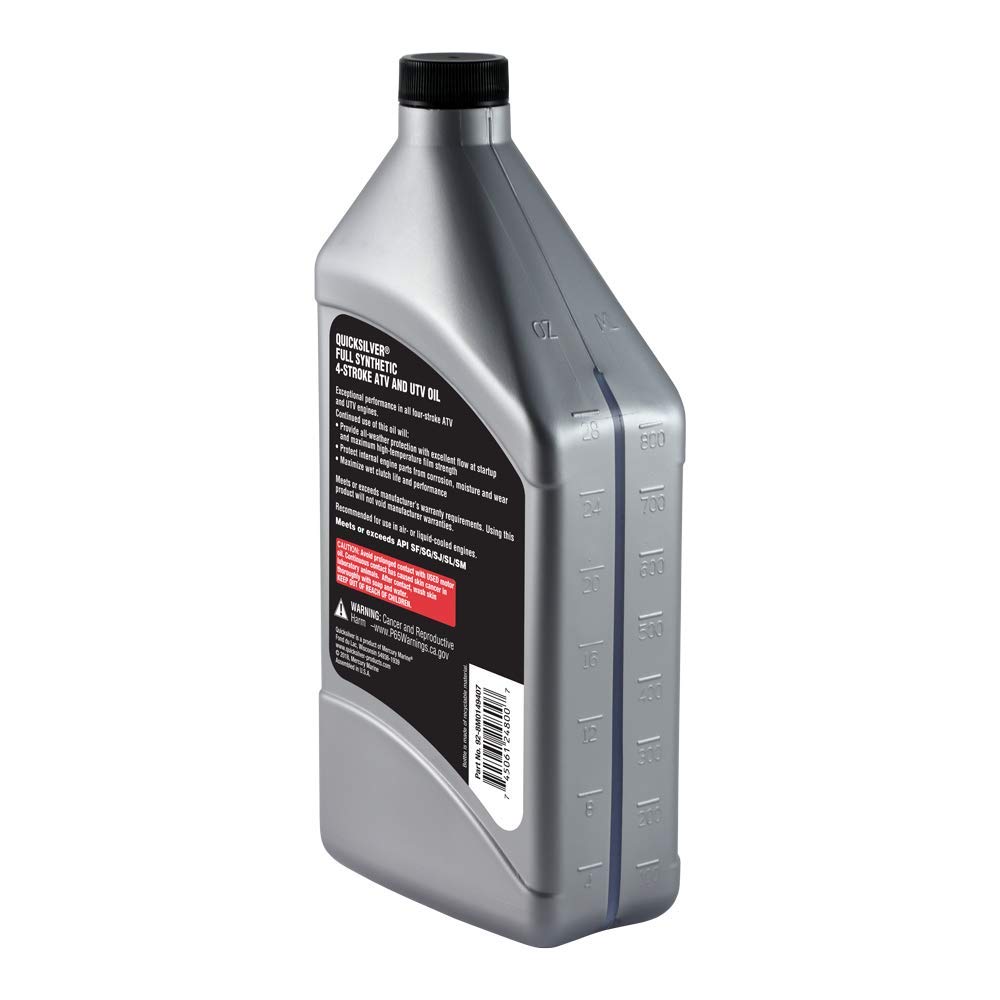 5W-50 Full Synthetic 4-Stroke Engine Oil, 1 Quart W6833