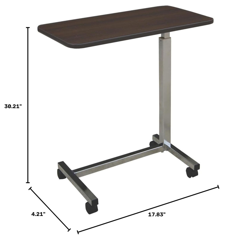 Adjustable Overbed Table with Wheels X689074