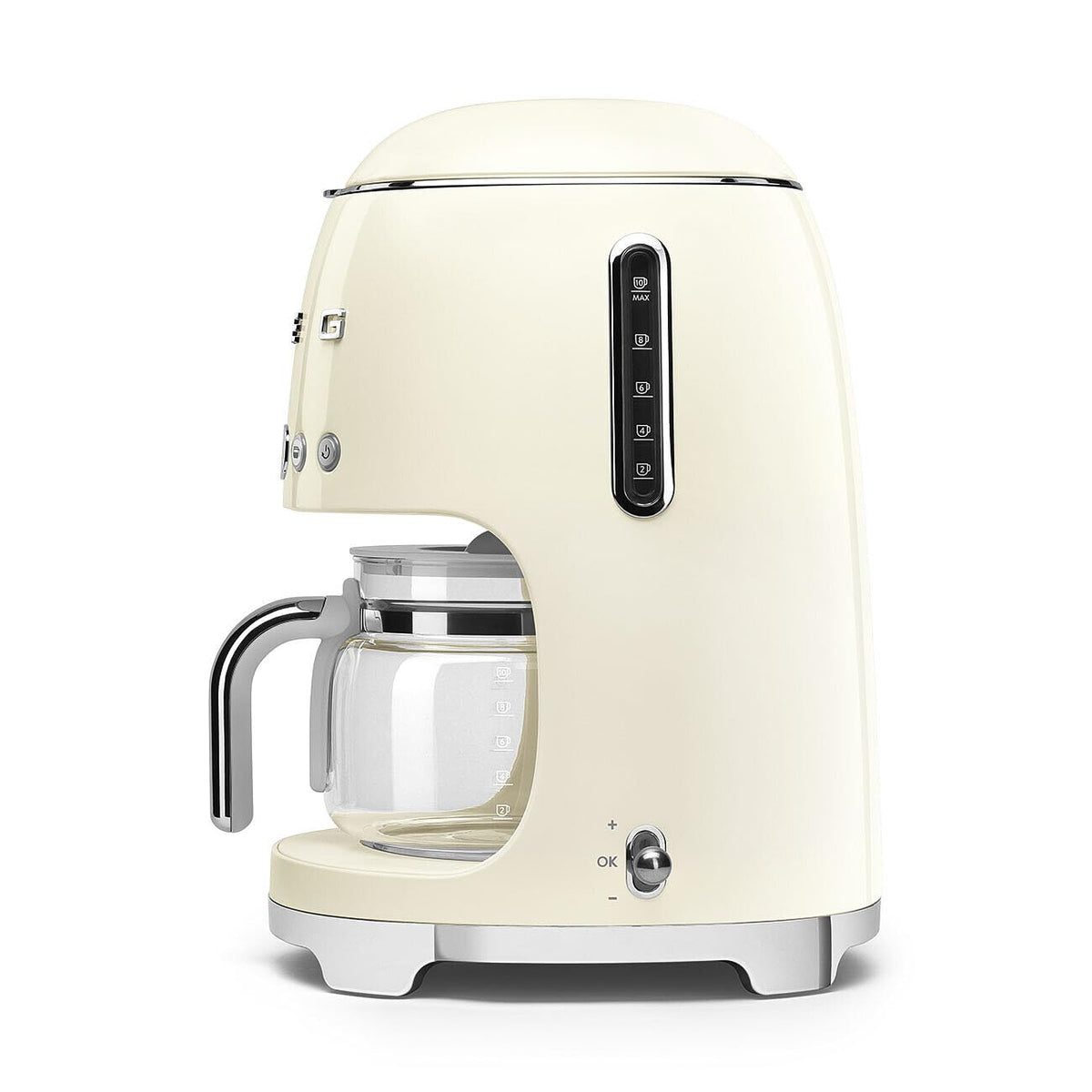Cream Drip Coffee Machine with 10 Cup Glass Carafe J792917