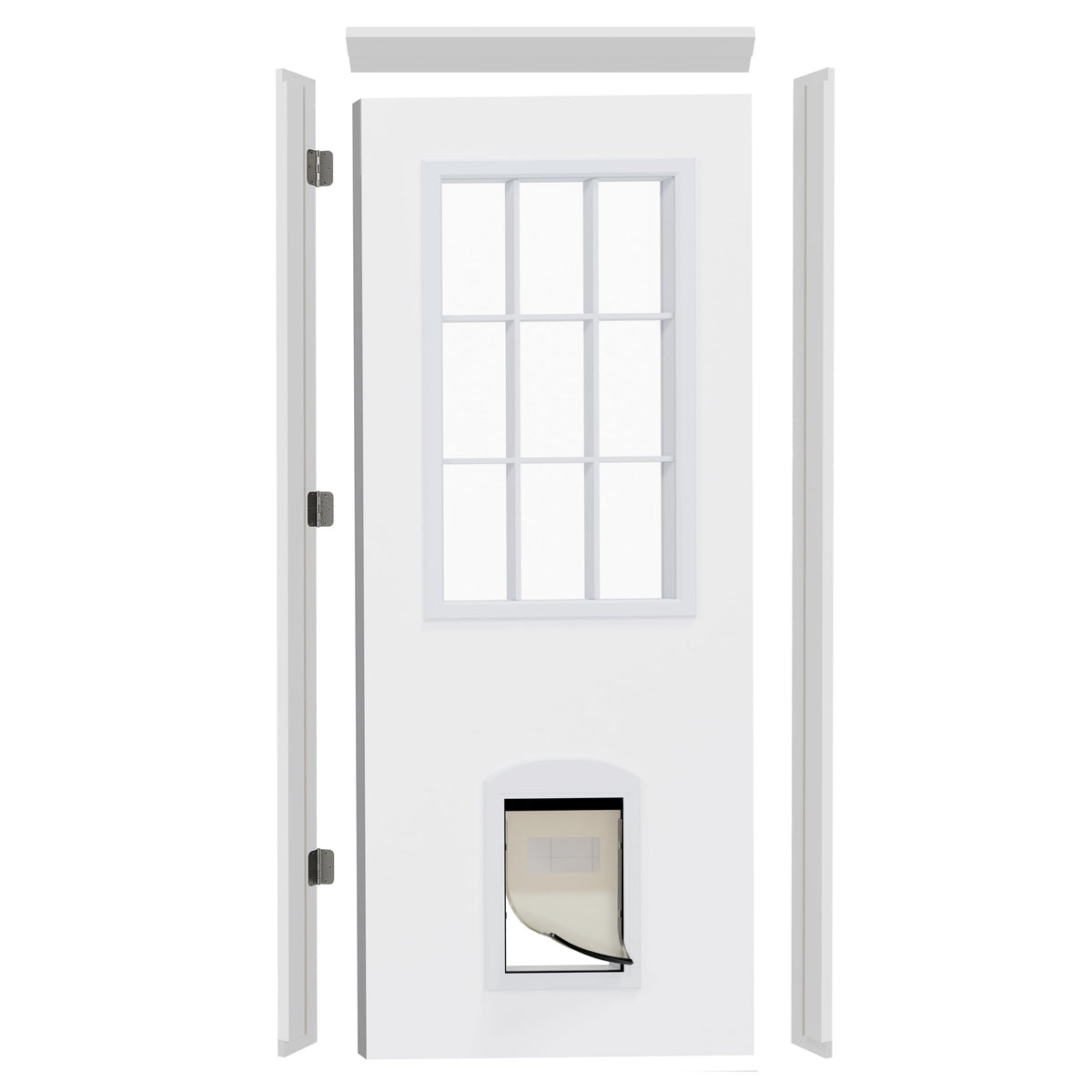 36" x 80" Front Door Slab with Prehung Door Jamb C2944
