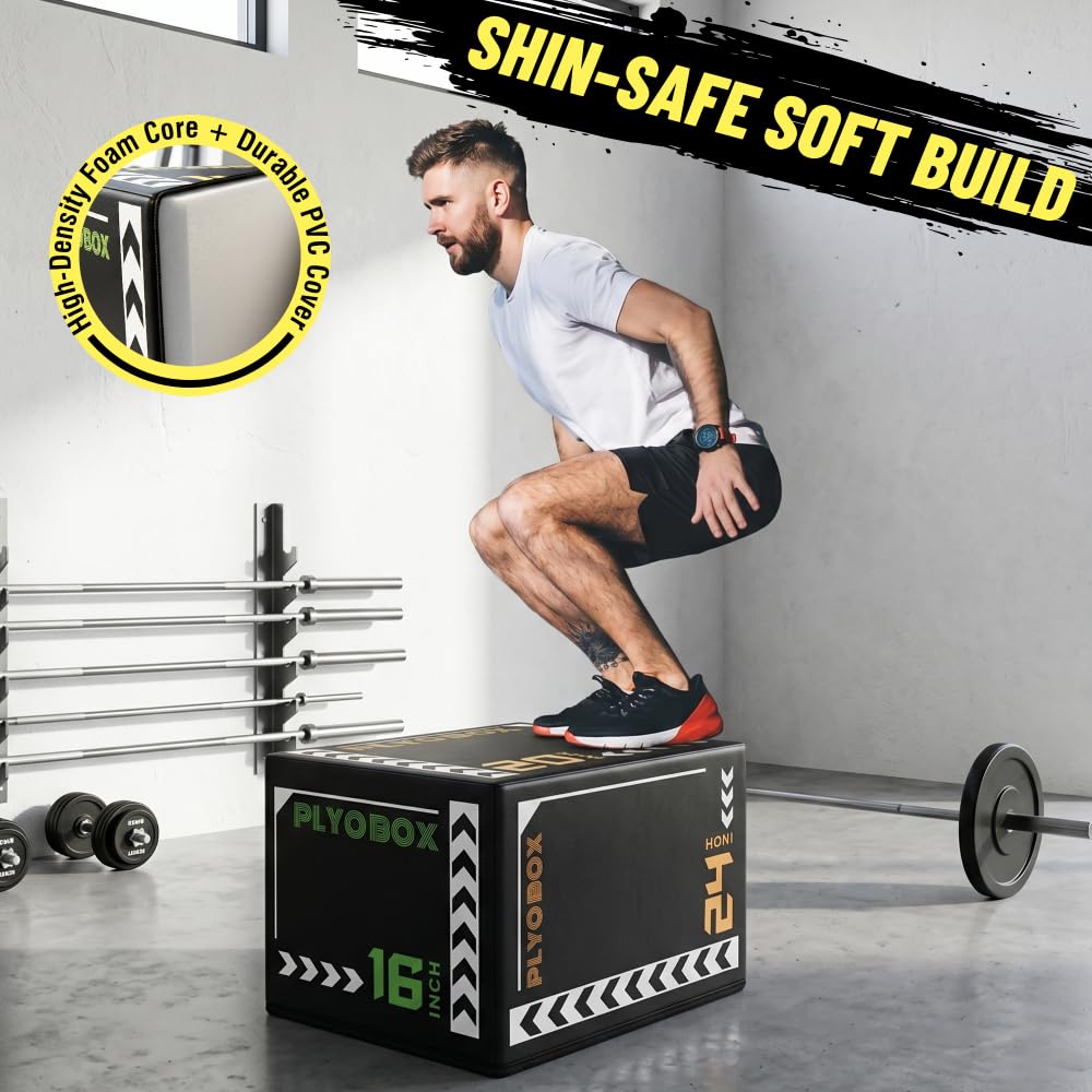 3-in-1 Non-Slip Foam Plyometric Jump Box I147