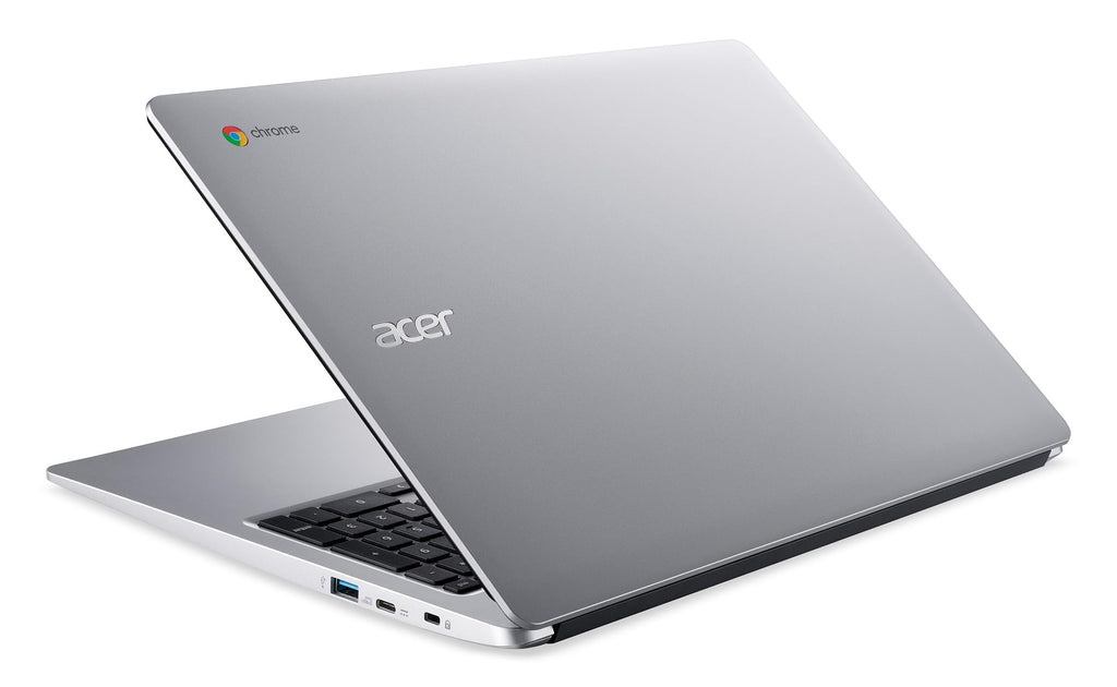 Chromebook 315 Laptop Intel Celeron N4000 15.6 HD 4GB 64GB eMMC Chrome OS Pure Silver S176593