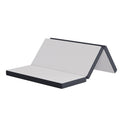 4 inch Tri Fold Memory Foam Mattress Topper with Washable Cover U1242