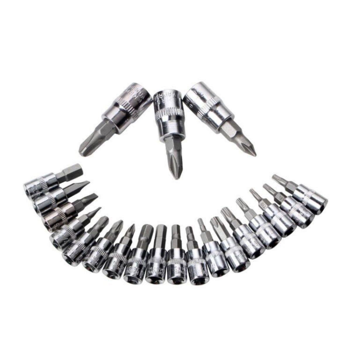 46 Pieces Mechanic Tool Kit 1/4” Ratchet Socket Wrench Set with Storage Case A6503