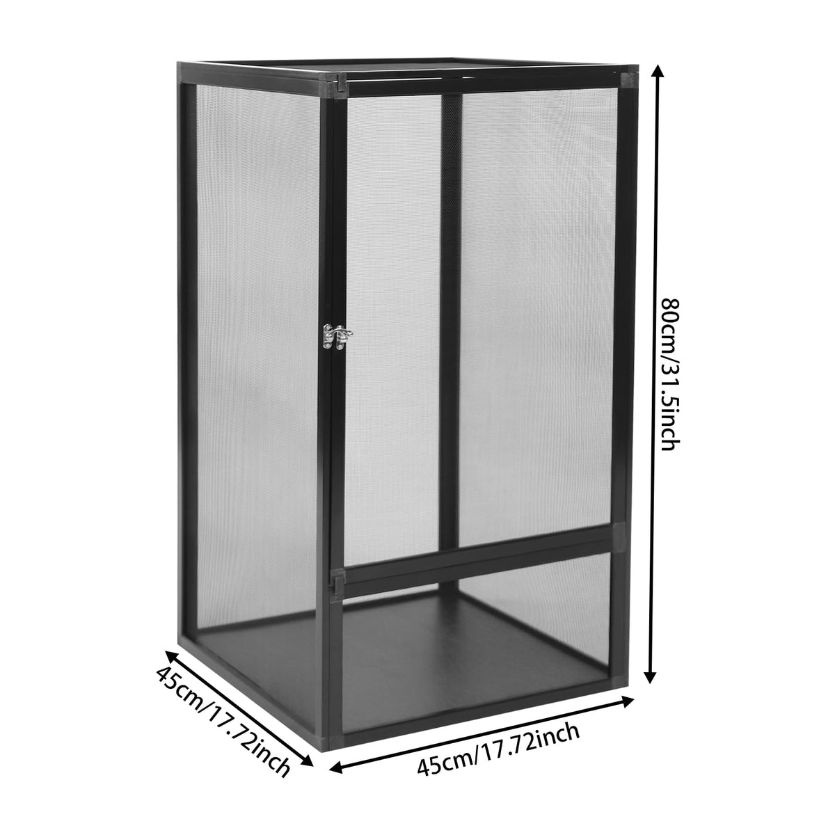 Aluminum Alloy Mesh Reptile Terrarium with Removable Top Q31072