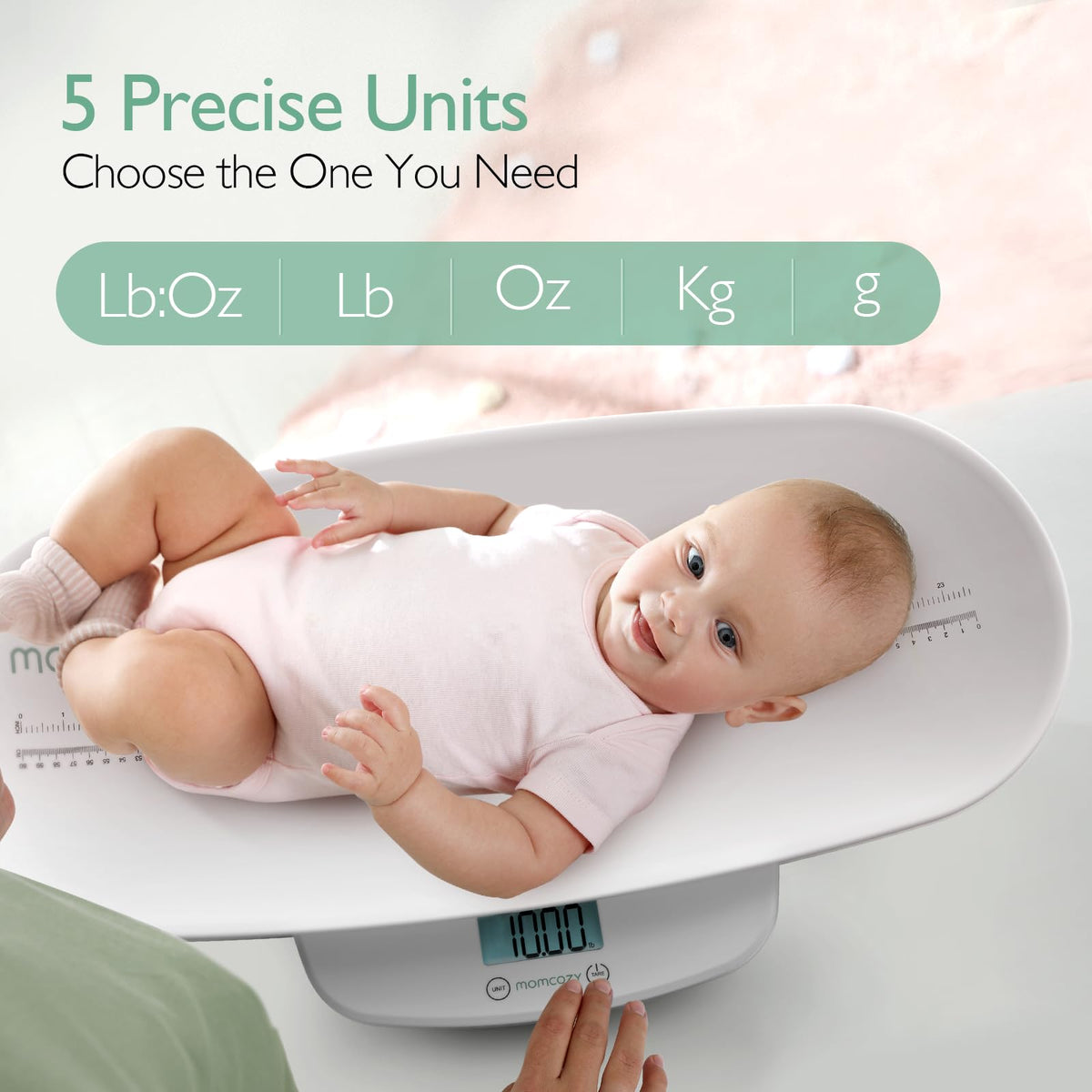 Baby Scale, Digital LED Screen, Removable Tray K6125