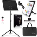 Adjustable Black Sheet Music Stand D4630