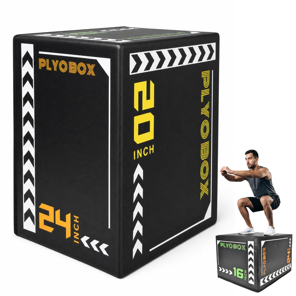 3-in-1 Non-Slip Foam Plyometric Jump Box I147