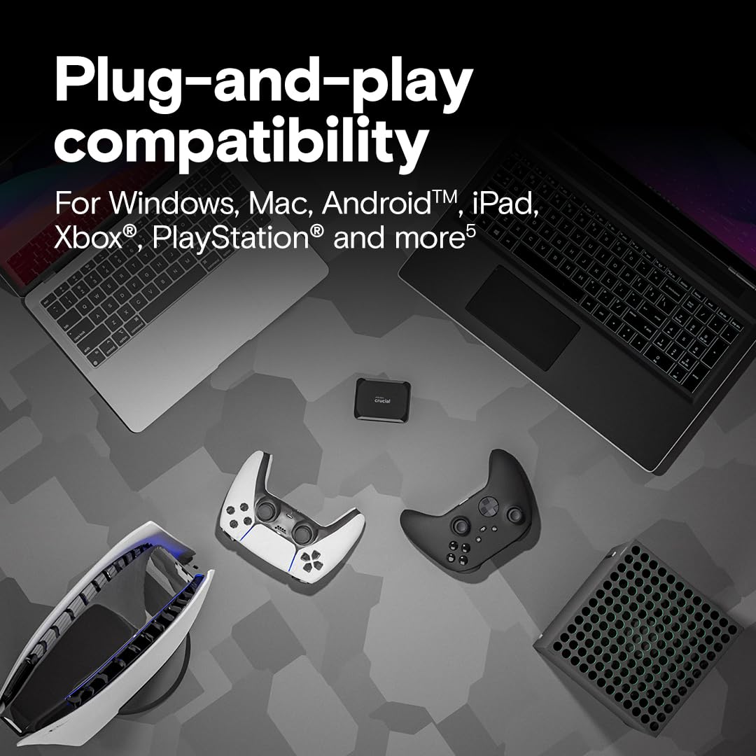 1TB Portable SSD USB-C Black B808