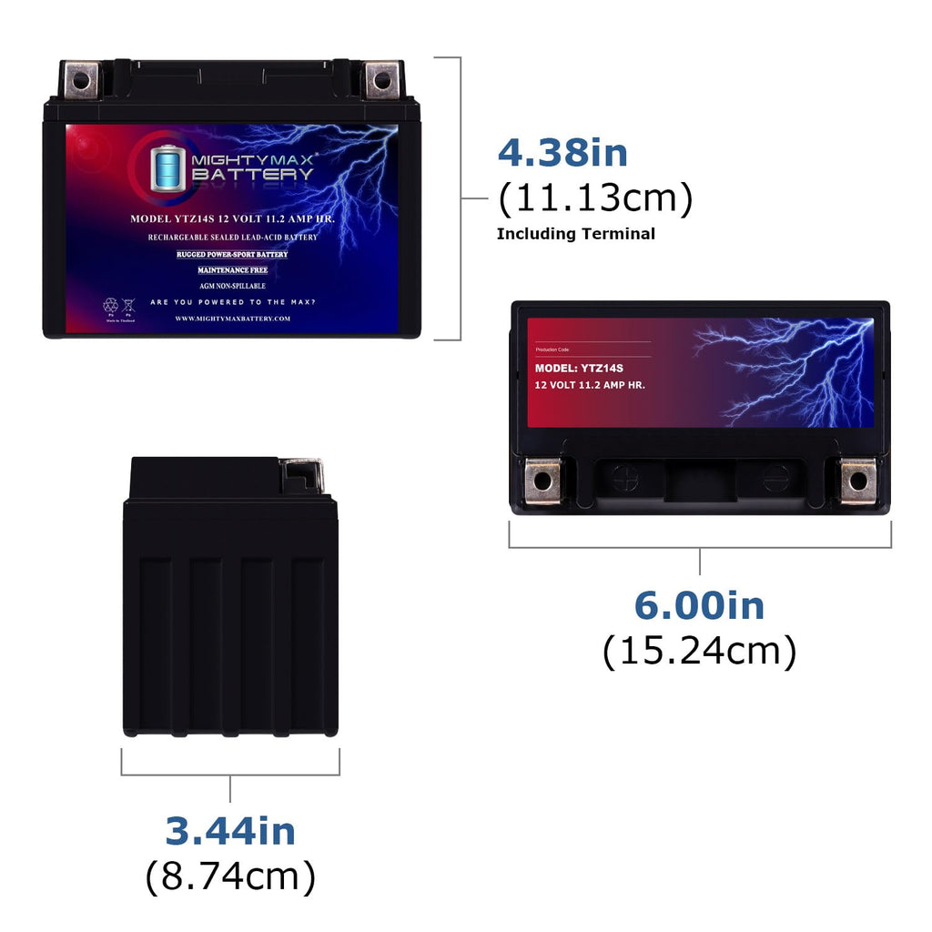 12V 11.2AH Replacement Battery 4 Pack J44494
