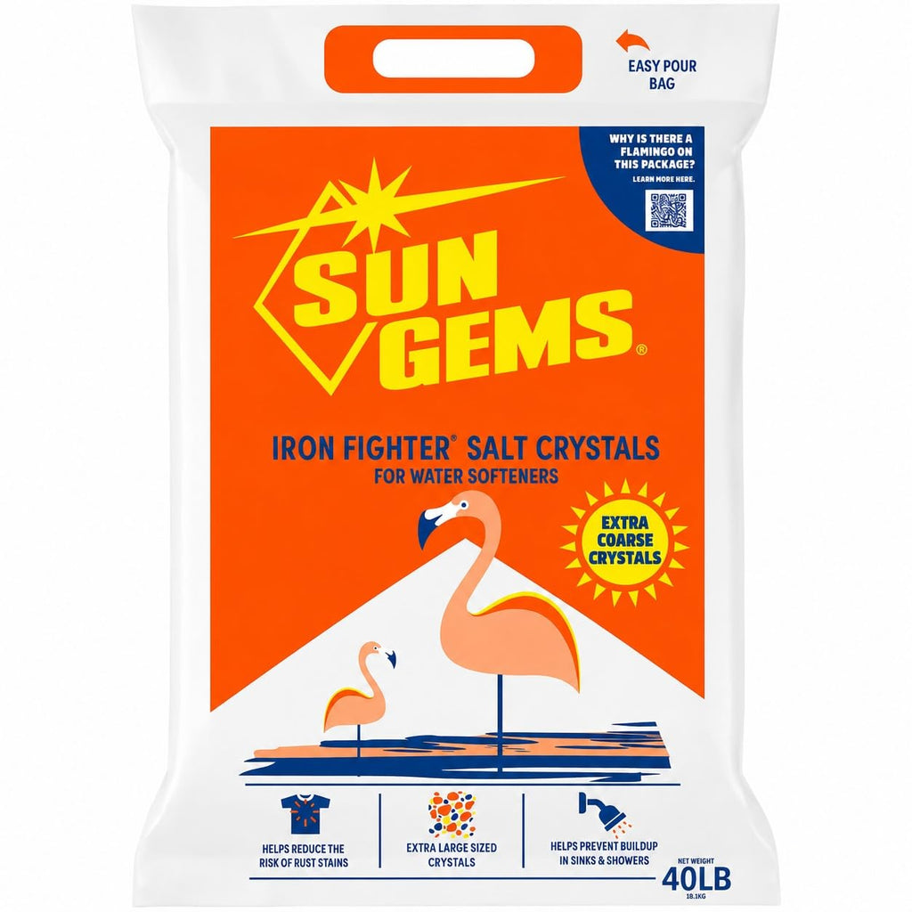 40 lb Extra Coarse Water Softener Salt Crystals V806644