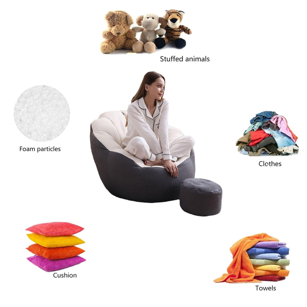 Corduroy Bean Bag Chair Cover J418