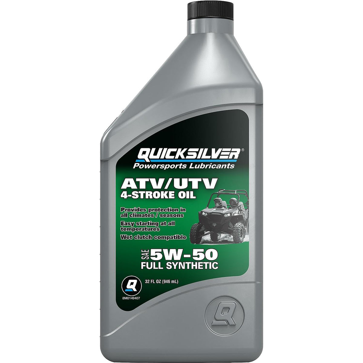 5W-50 Full Synthetic 4-Stroke Engine Oil, 1 Quart W6833