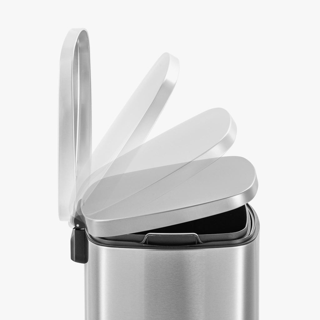 50L Stainless Steel Step-On Kitchen Trash Can L615