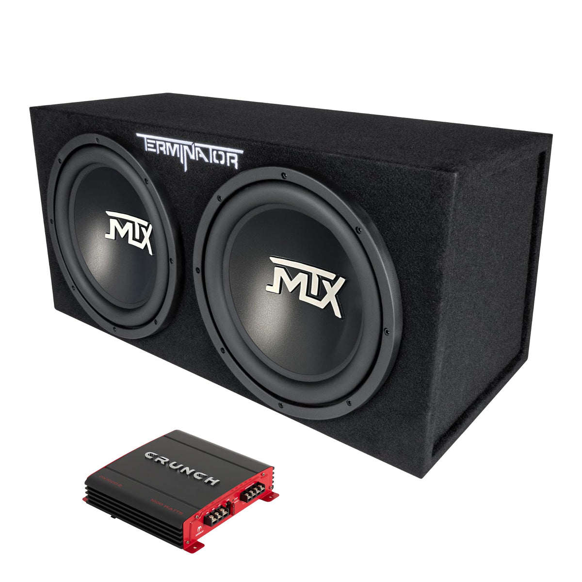 1000 Watt 2 Channel Amplifier with 12 Inch Subwoofer Enclosure L765