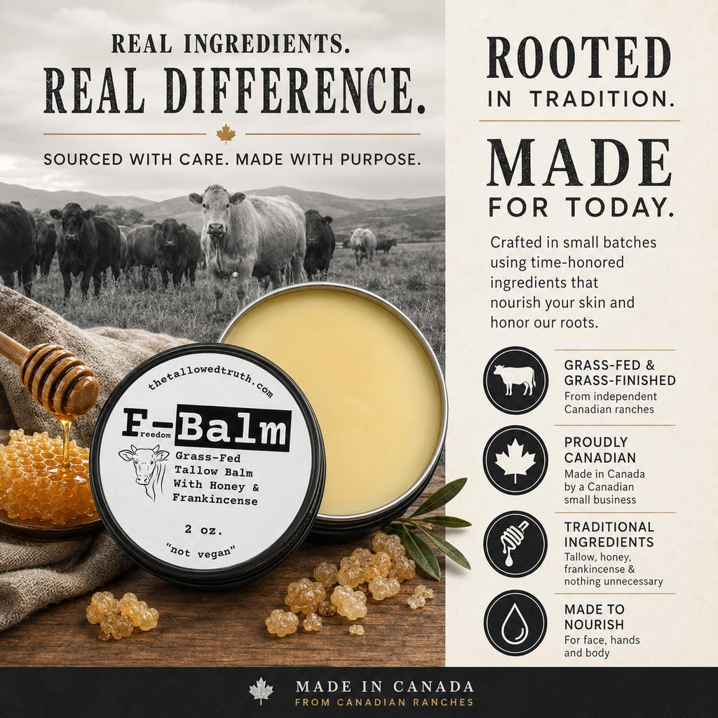 Beef Tallow and Honey Balm, 2 oz W70284