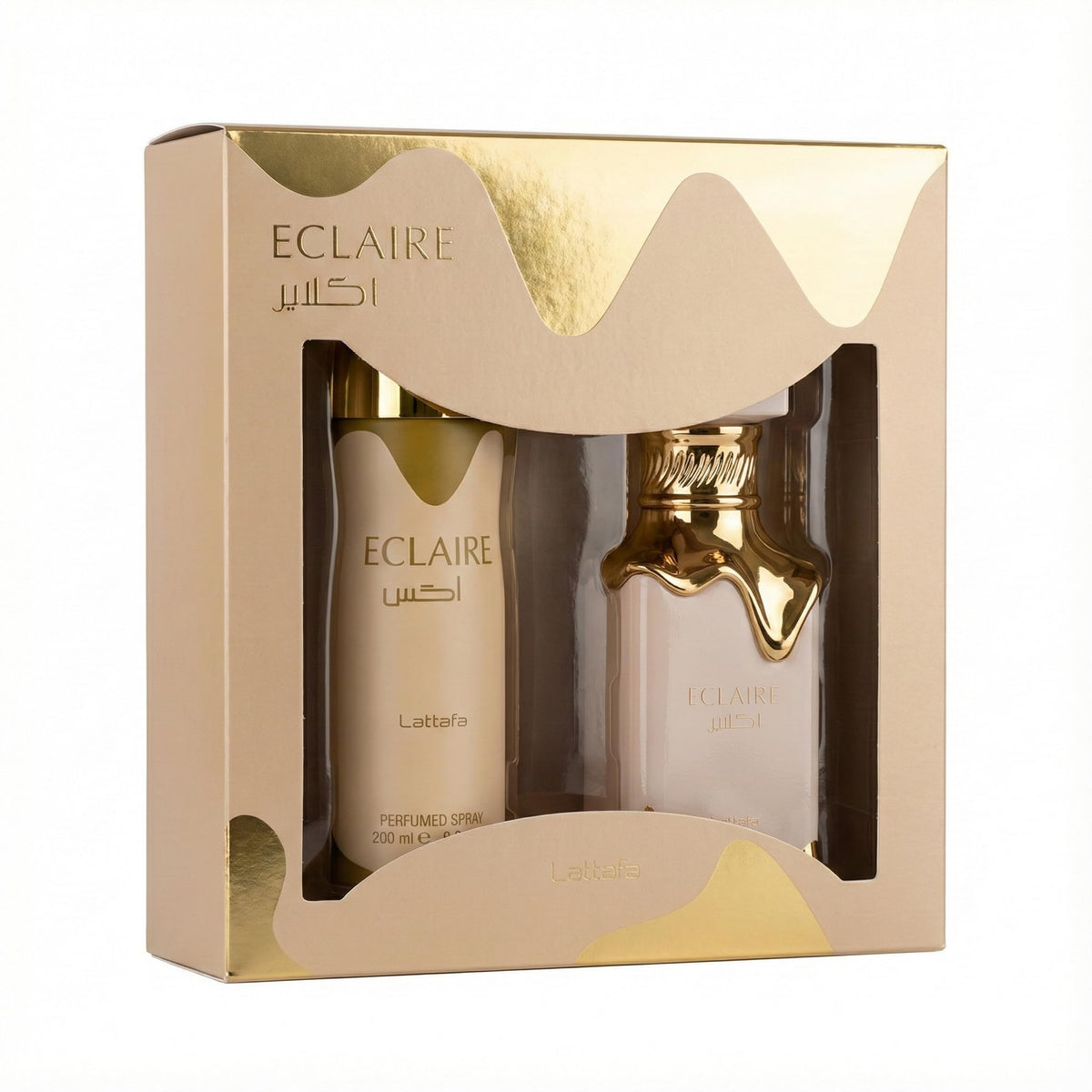 2 Pcs Gift Set With 100ml EDP + 200ml Perfumed Spray N503905