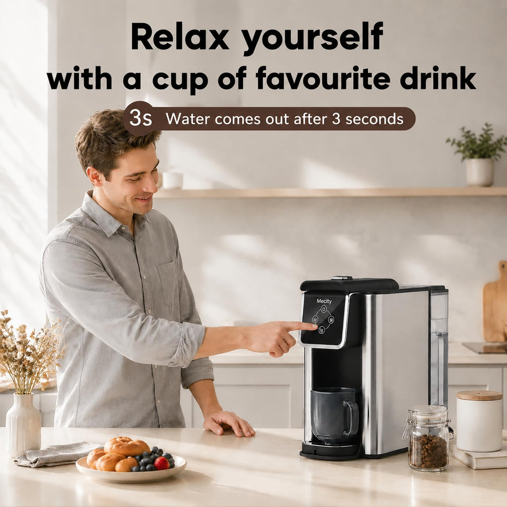 3 in 1 Single Serve Coffee Maker with 50 Oz Water Reservoir Z59072