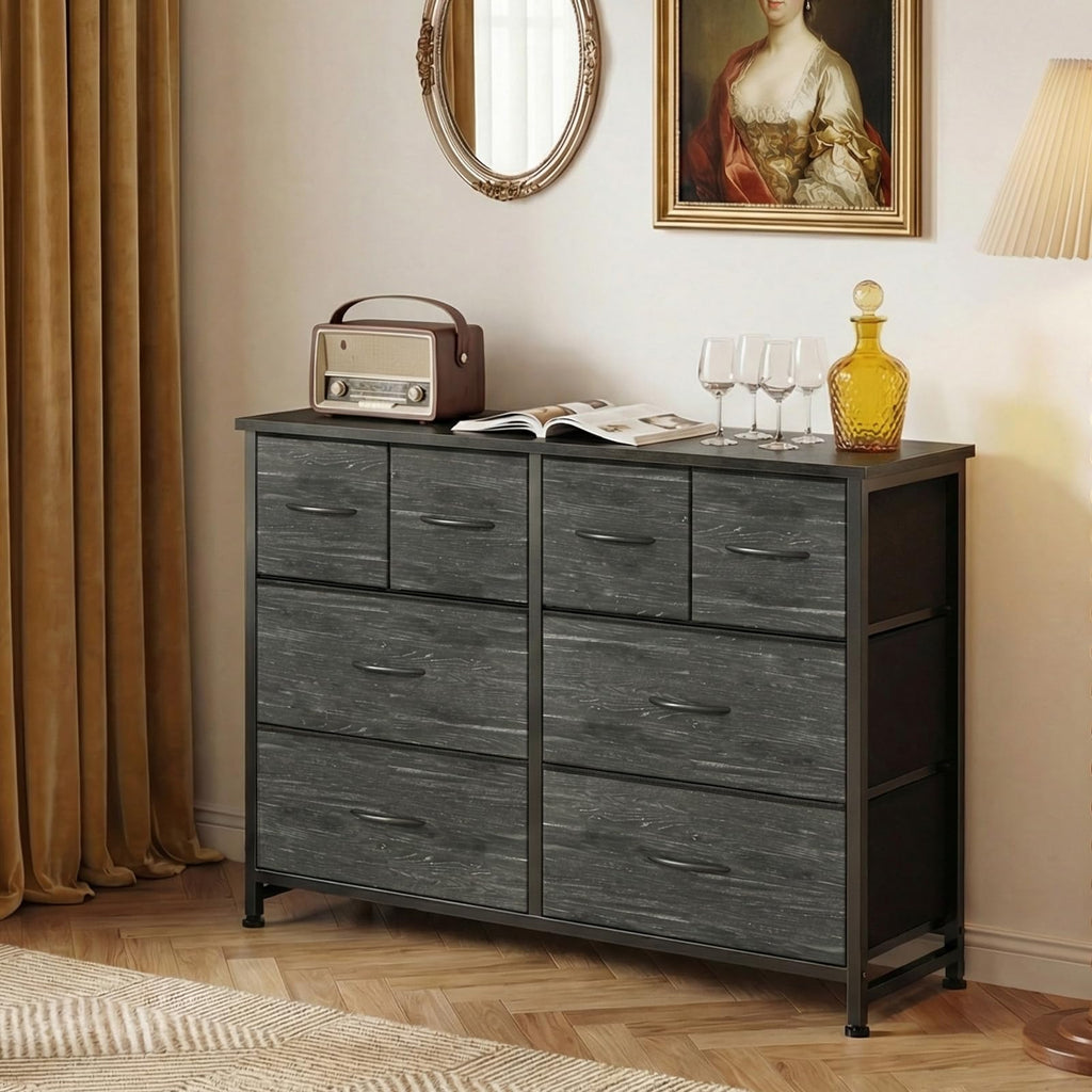 8 Fabric Drawer Dresser N390397