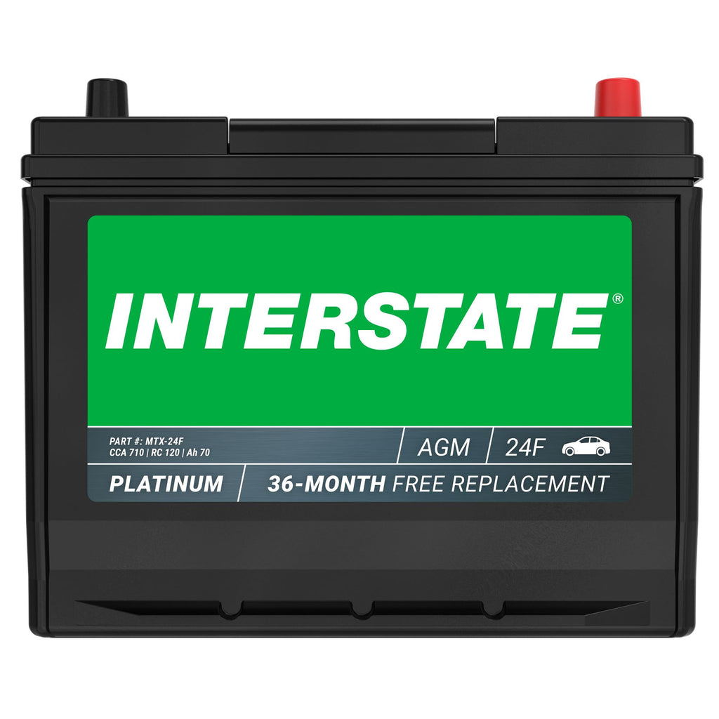 12V 70Ah 710CCA Group 24F AGM Car Battery F168327