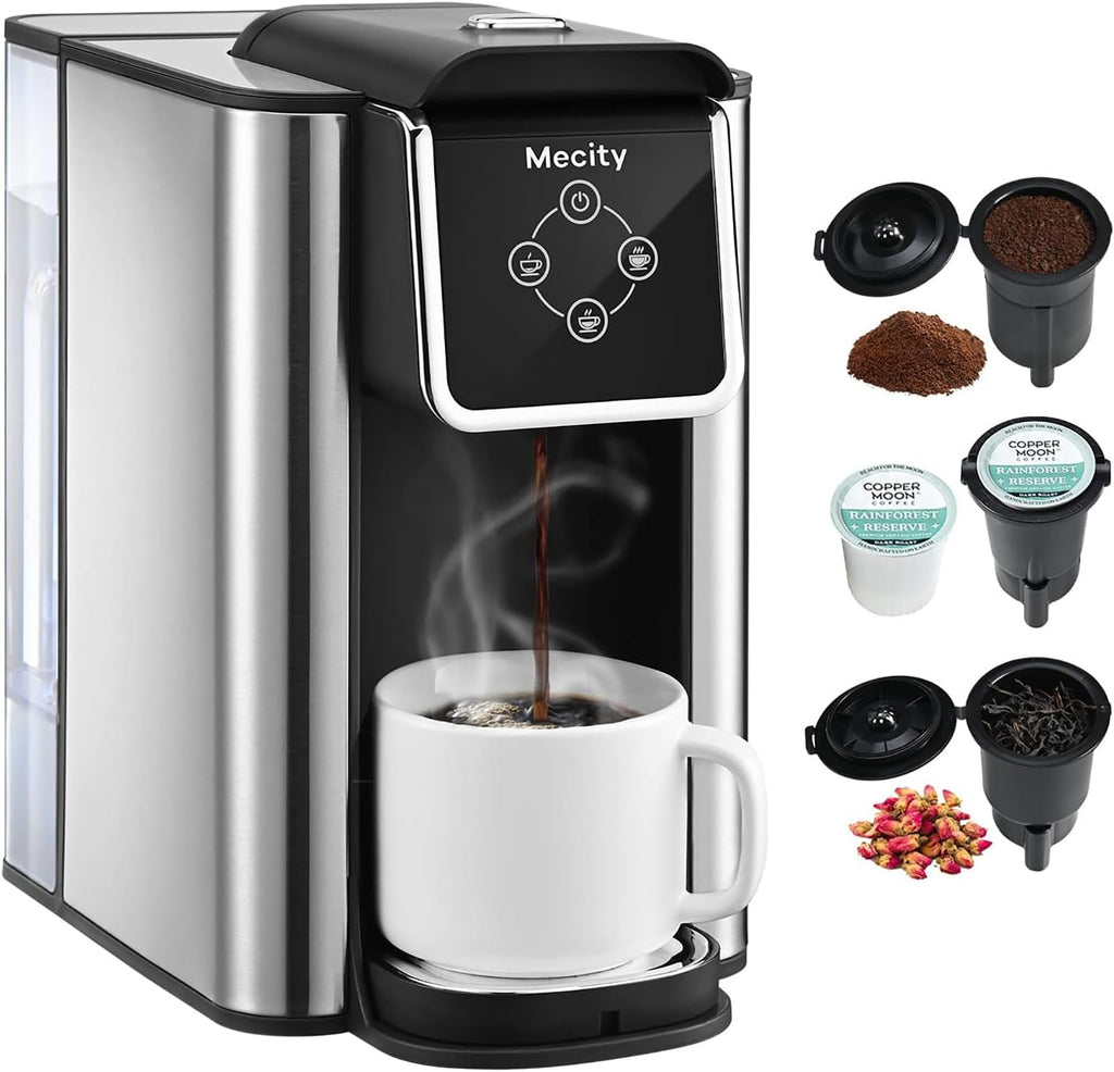 3 in 1 Single Serve Coffee Maker with 50 Oz Water Reservoir Z59072
