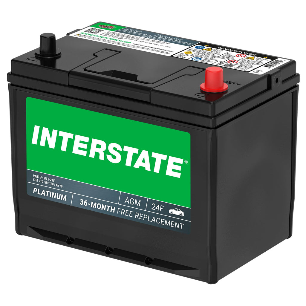 12V 70Ah 710CCA Group 24F AGM Car Battery F168327