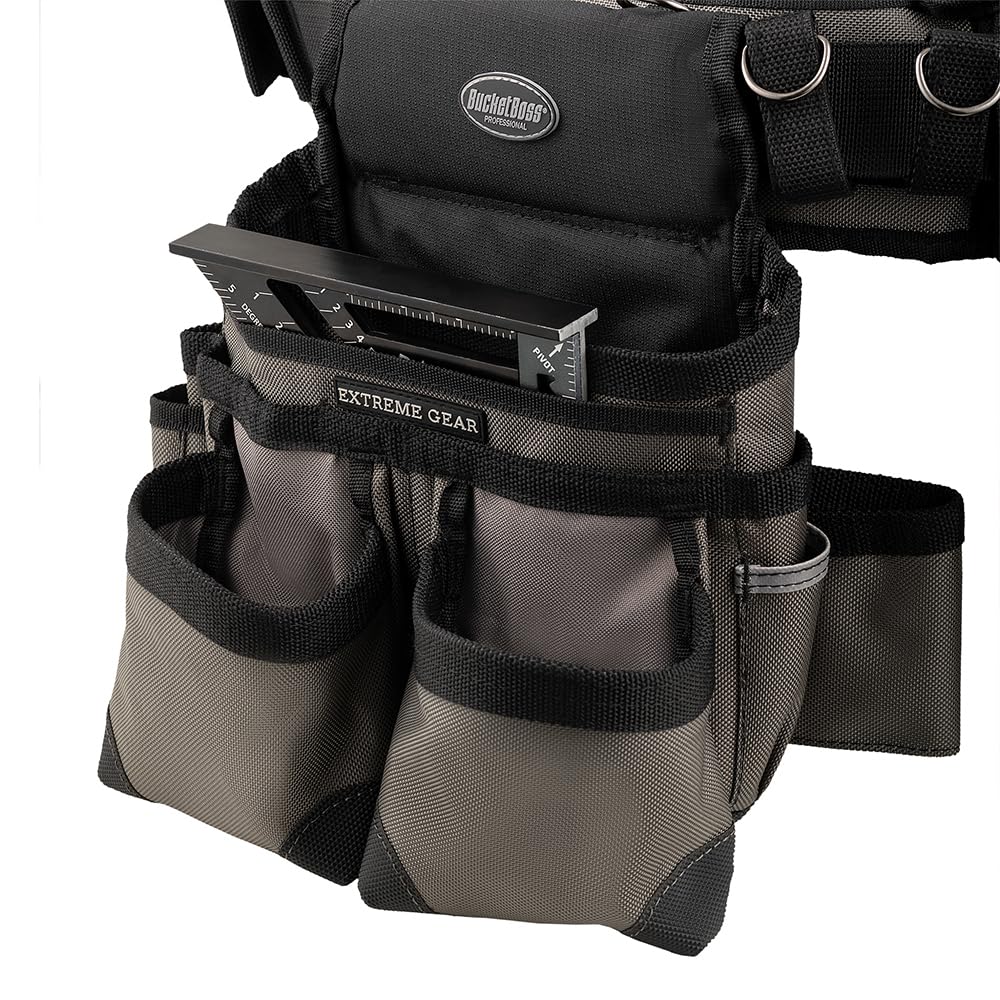 3 Bag Tool Belt with Suspenders B175
