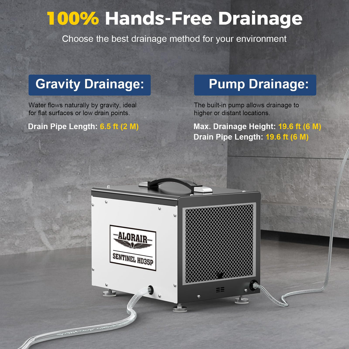 70 Pints Crawlspace Dehumidifier with Pump G42105
