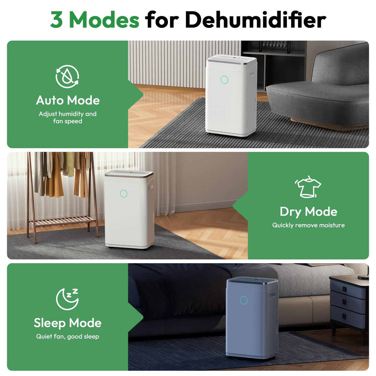 50 Pint Dehumidifier with Drain Hose S243