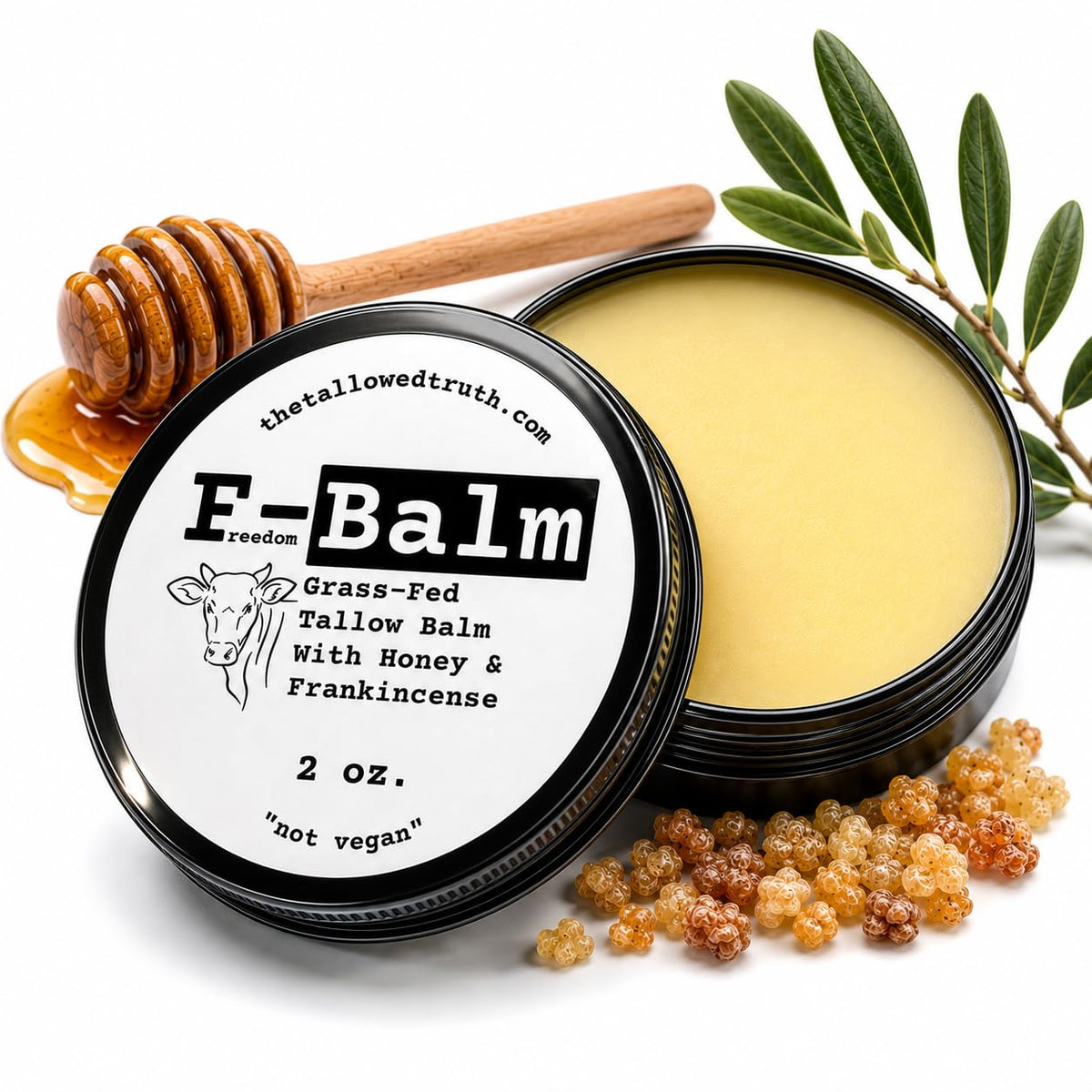 Beef Tallow and Honey Balm, 2 oz W70284