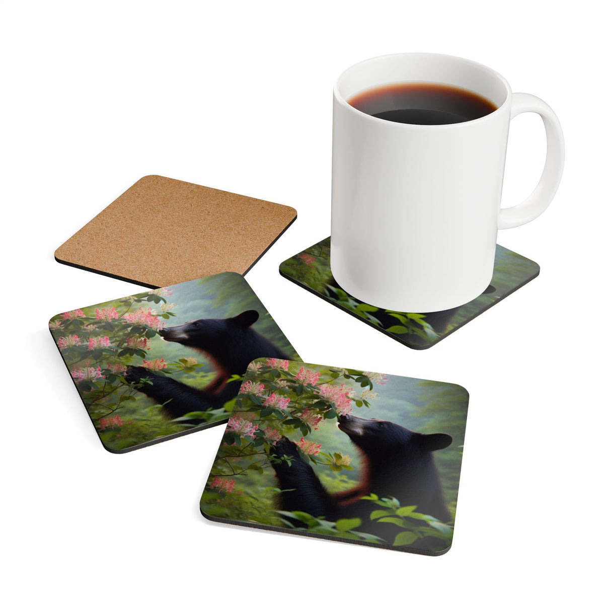 Black Bear Coasters Set of 4 C420