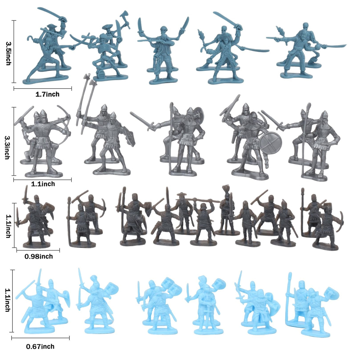 Army Men Action Figures Toy Soldiers Set F4721