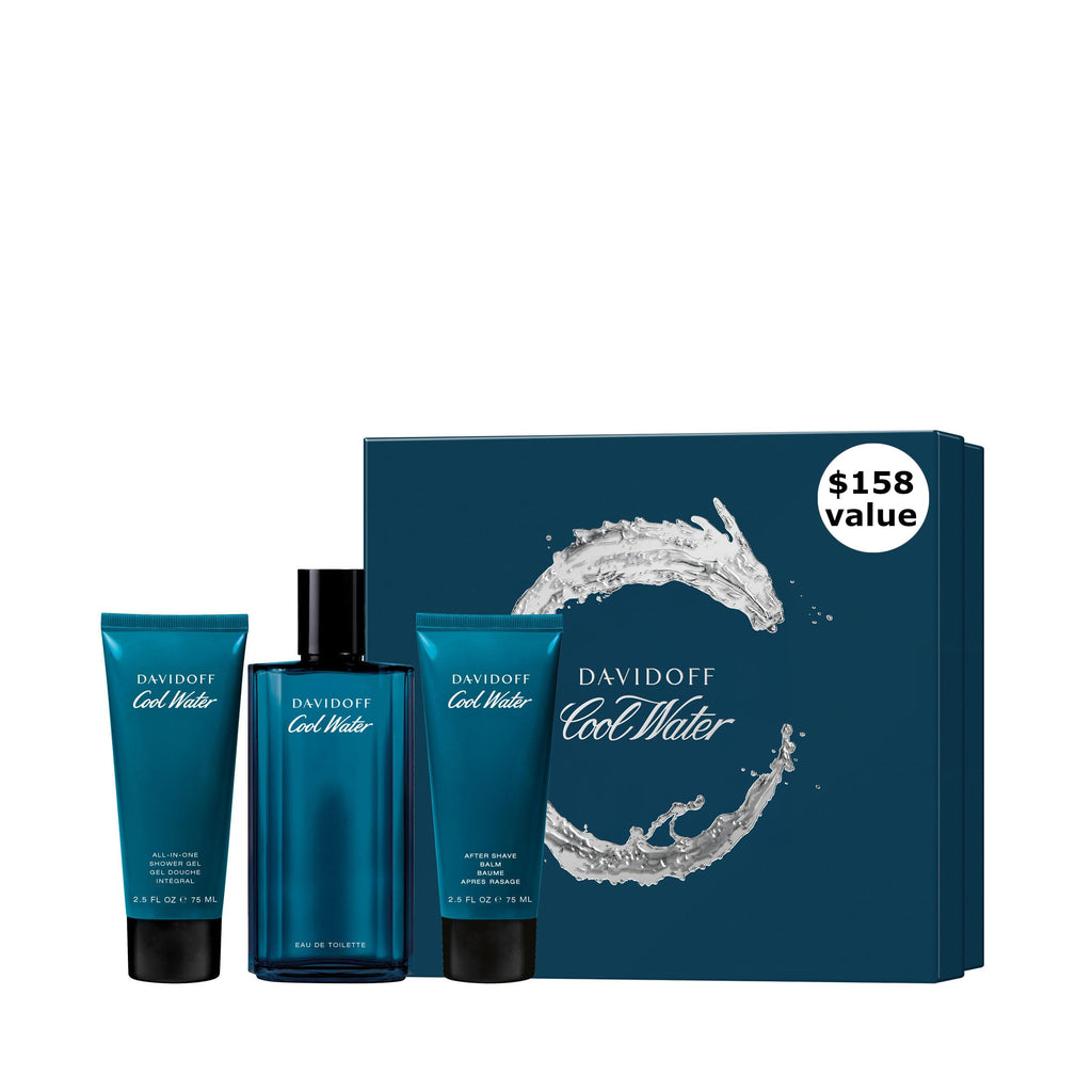 Eau de Toilette 3-Piece Set 4.2 oz EDT 2.5 oz Shower Gel 2.5 oz After Shave Balm O9420