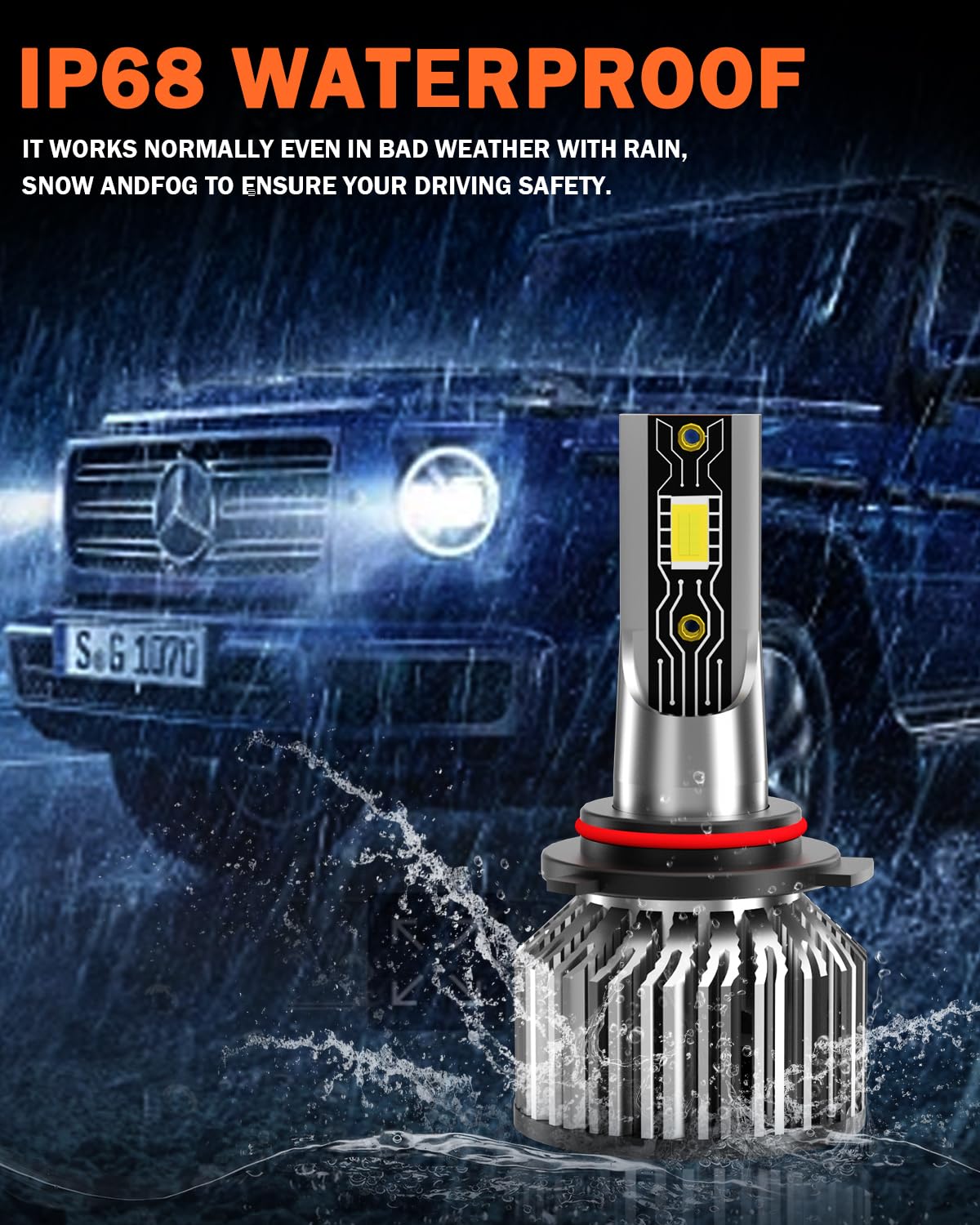 2007-2014 Honda CRV Light Bulbs 9003/H4 H11 6500K White Pack of 4 R54243