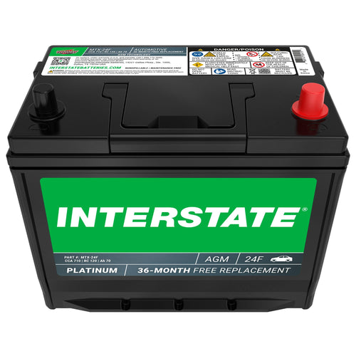 12V 70Ah 710CCA Group 24F AGM Car Battery F168327