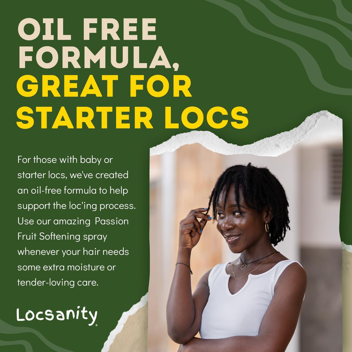 Daily Moisturizing Refreshing Spray for Dreadlocks, Locs, Braids 8 fl oz Q41901