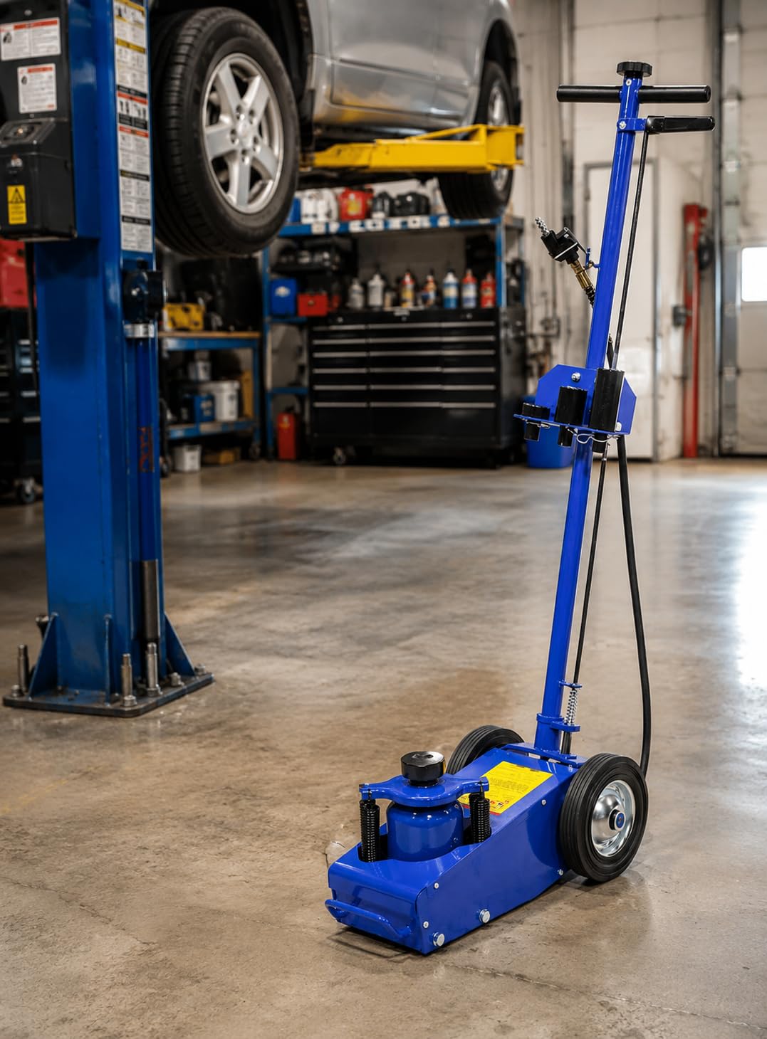 22 Ton Hydraulic Floor Jack with Extension Saddle Set T88465