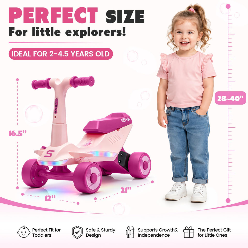 Electric Baby Balance Bike with Bubble Machine Y920311