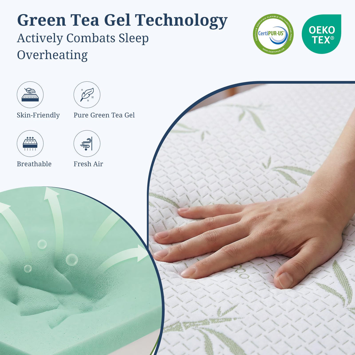 5 Inch Gel Infused Memory Foam Mattress N85894