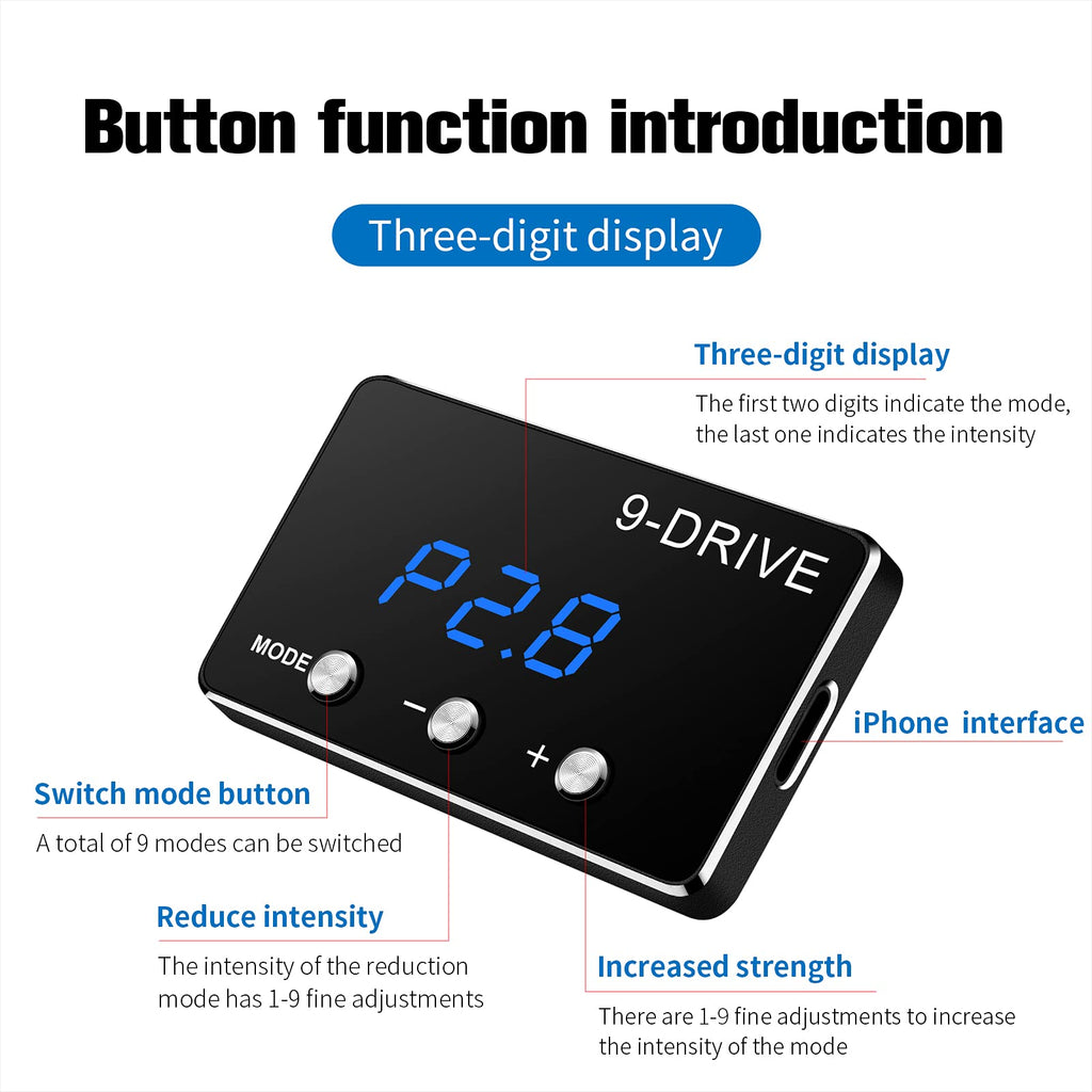 9 Drive Modes Electronic Accelerator G37609