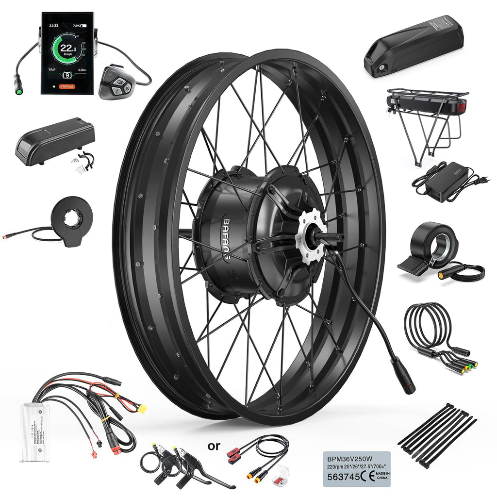 1000W Rear Hub Motor Fat Tire Ebike Conversion Kit F848
