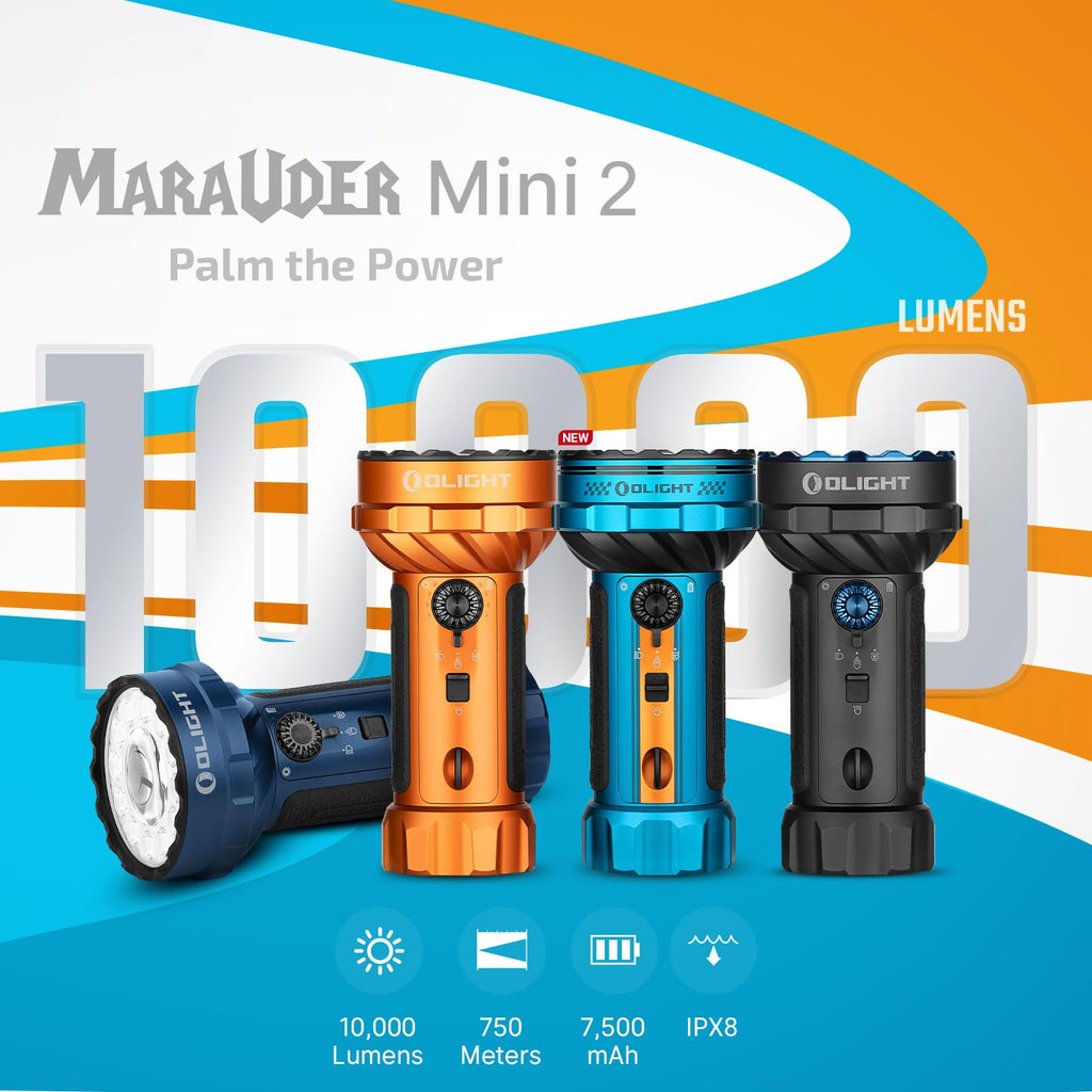 Bright Flashlight 10,000 Lumen 750 Meters Beam Distance E928