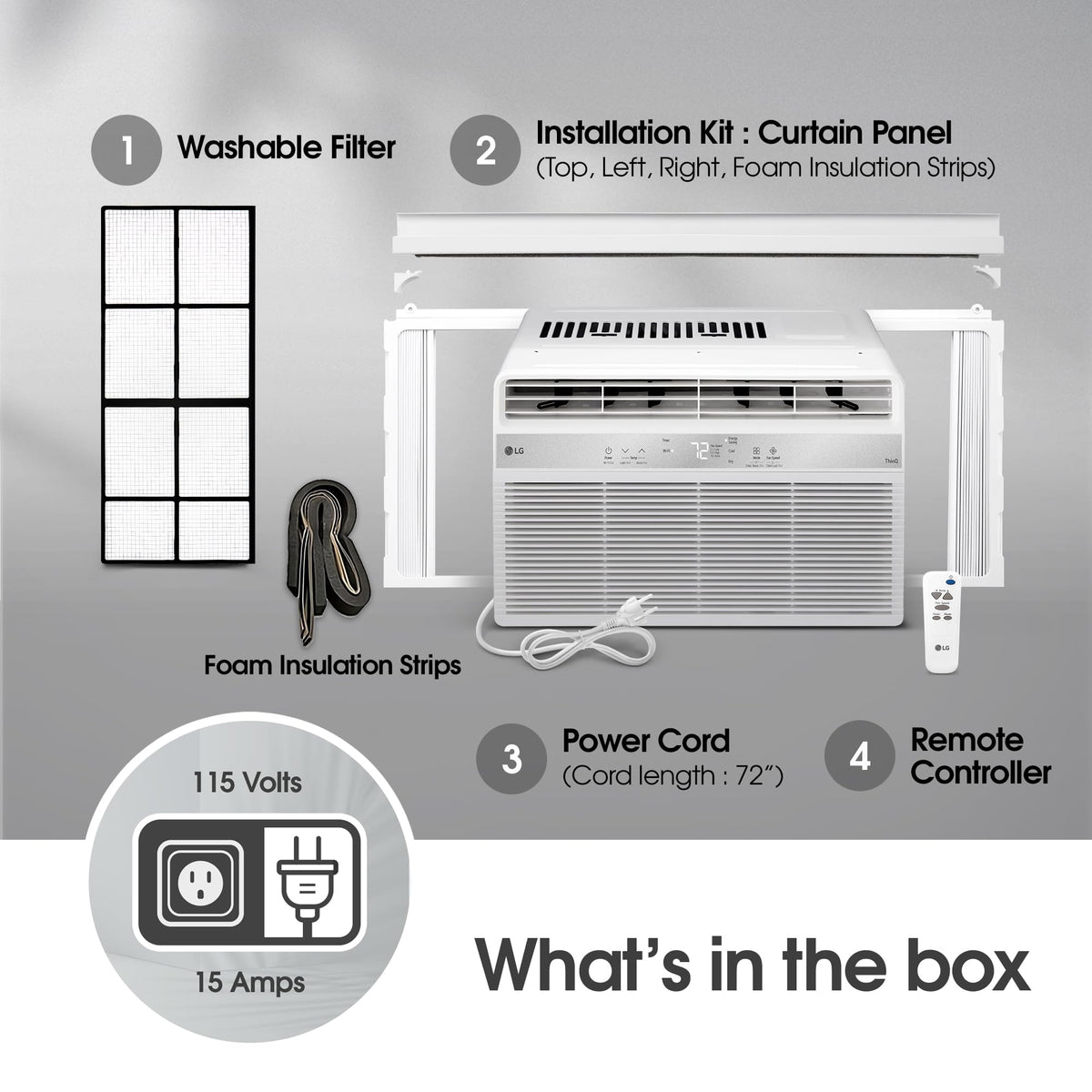 6000 BTU White Window Air Conditioner A9330