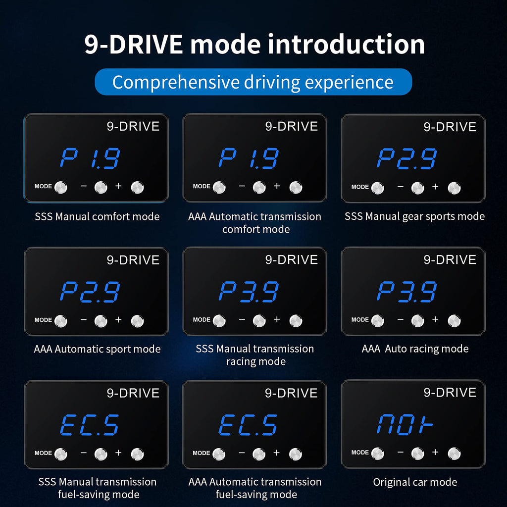 9 Drive Modes Electronic Accelerator G37609