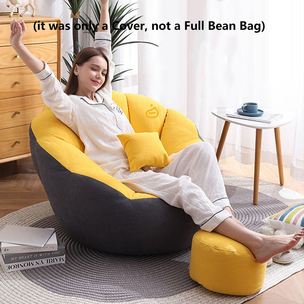 Corduroy Bean Bag Chair Cover J418