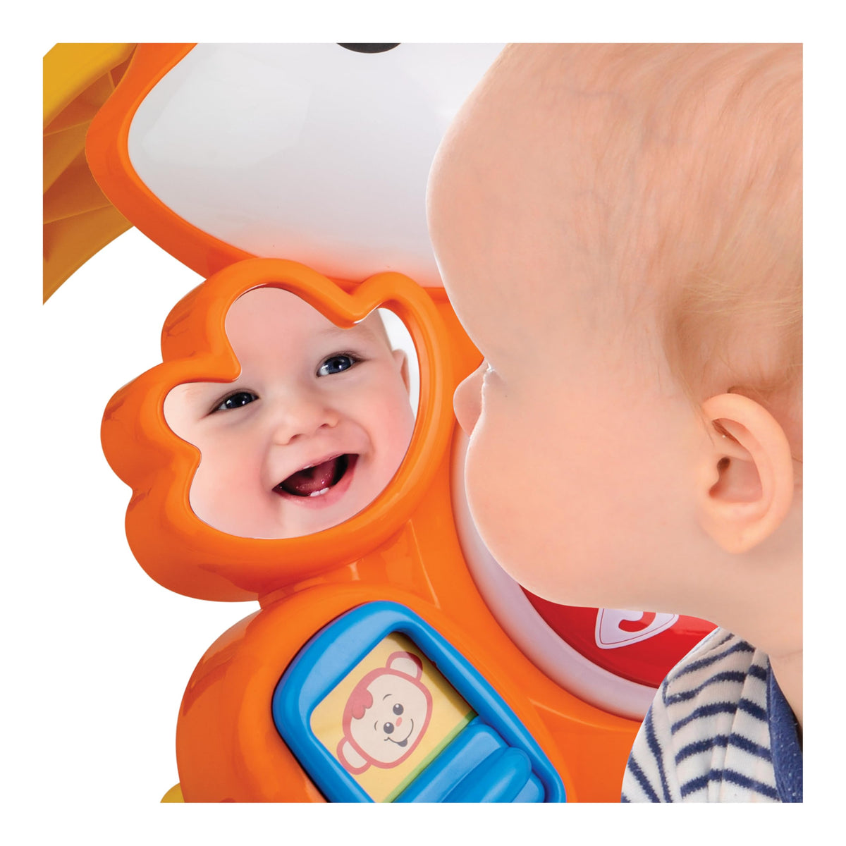 2-in-1 Baby Push Walker & Ride-On with Shape Sorter T3787