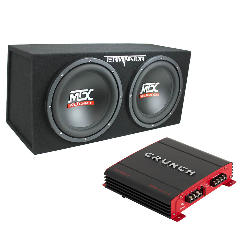 1000 Watt 2 Channel Amplifier with 12 Inch Subwoofer Enclosure L765