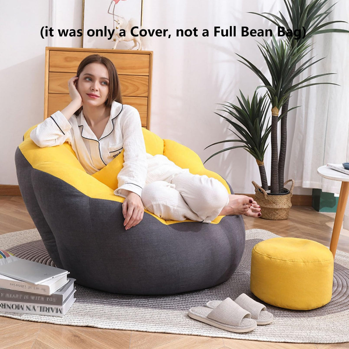 Corduroy Bean Bag Chair Cover J418
