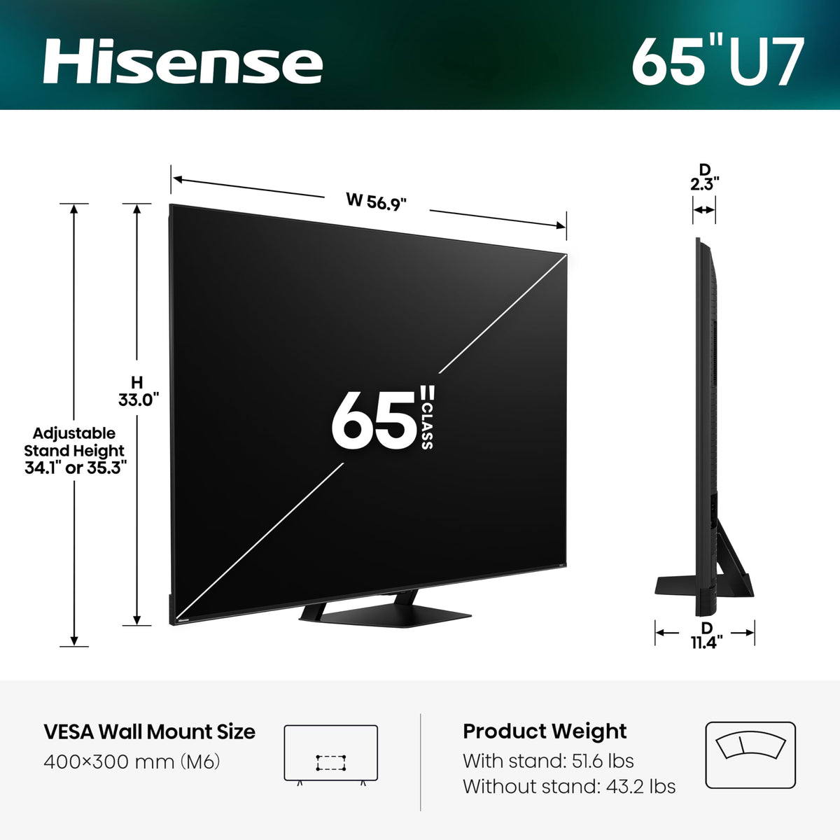 65" Mini-LED 4K UHD Smart Google TV Z917590